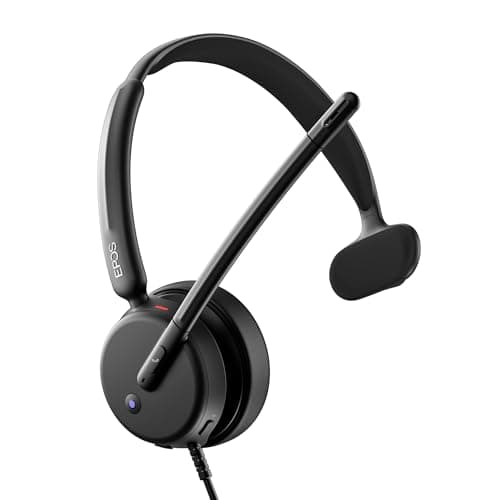 Image of EPOS IMPACT 430T Mono USB C and USB A On-Ear Headset with Dual Noise-Canceling Mics, Microsoft Teams Certified, Plug-and-Play, Zoom Compatible, Ideal for Home Office & Business Calls