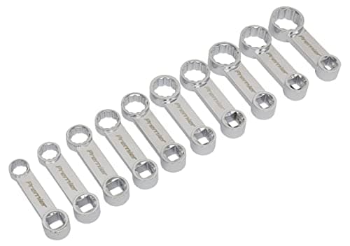 Image of Sealey Premier 10pc 3/8" Sq Drive Torque Adaptor Spanner Set – AK59895
