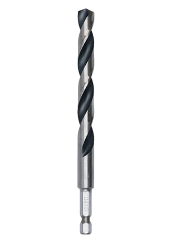 Image of Bosch 1x Metal HSS Twist Drill Bit with Hex Shank (for Steel, Non-Ferrous Metals, Ø 10,00 mm, Professional Accessory Drill Drivers)