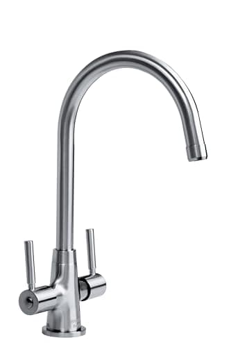Image of Bristan MZ SNK EF BN Monza Easyfit Kitchen Sink Mixer Tap with Swivel Spout, Brushed Nickel