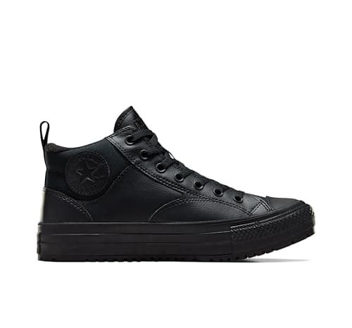 Image of Converse Unisex Adult Chuck Taylor All Star Malden Street Boot Sneaker, Black/Black/Black, 8 Women/6 Men