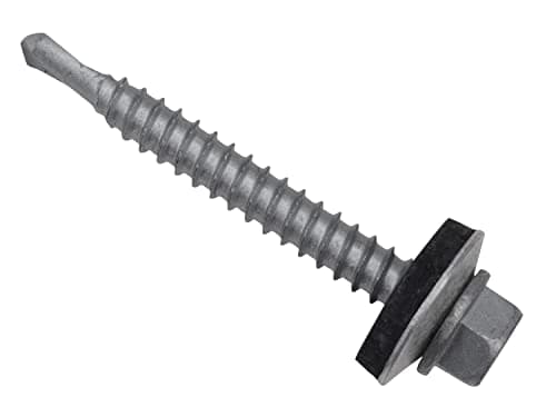 Image of TechFast Light Duty Sheet to Steel Roofing Screws | 5.5 x 70mm | Elementech | Box 100