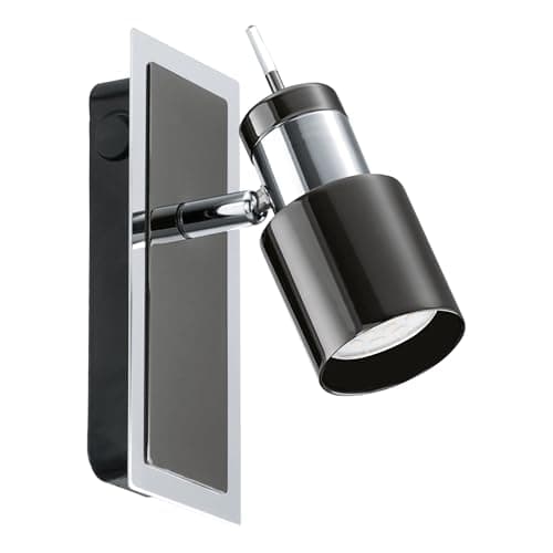Image of Eglo 30832 Davida 1 Spotlight in Nickel-Nero