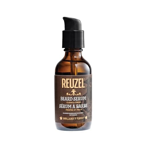 Image of Reuzel Clean And Fresh Beard Serum - Light, Citrus Mint Scent - Formulated For Your Beard And Skin - Won'T Clog Pores - Natural Non-Greasy Finish - Softens With Weightless Feel - Vegan Formula - 2 Oz