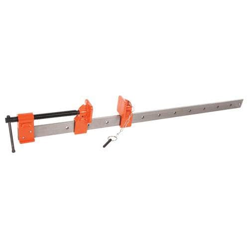 Image of 1200mm Expert Sash Cramp Clamp - Cast Iron Heads - Quick Adjust - Bright Drawn Serrated Steel Bar - Secure Work