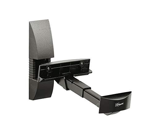 Image of Vogel's VLB 200 Universal speaker wall bracket, Swivels up to 90º (left/right), Tiltable up to 15º, Max. 44 lbs (20 kg), Black, 2 brackets