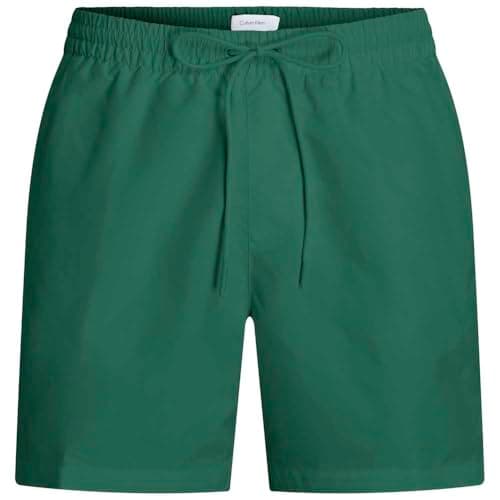 Image of Calvin Klein Men's Medium Drawstring LV00N61109 Boardshorts, Green (Wild Green), XL