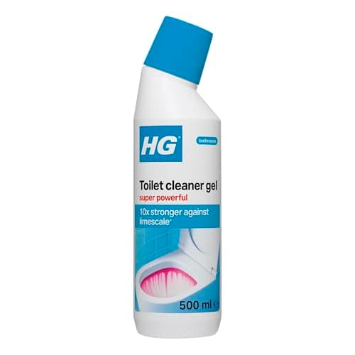 Image of HG Toilet Cleaner Gel Super Powerful, Limescale & Stain Remover – 500ml