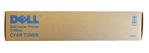 Image of Dell Standard Capacity Cyan Toner (Yield 8,000 Pages) for Dell 5100cn Laser Printers