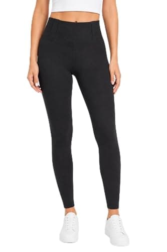 Image of RKsports Ladies Aramid Motorcycle Motorbike Super Leggings Pants Leg Length Short 28''/Regular 30'' (UK, Numeric, 12, Regular, Regular, Black)