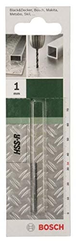 Image of Bosch 2609255000 Metal Drill Bits HSS-R with Diameter 1.0mm