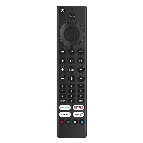 Image of VINABTY Replaced IR Remote RM-C3253 Fit for JVC TV Edition Smart 4K Ultra HD LED TV LT-55CF810 LT-50CF810 LT-43CF810, NO Voice Func