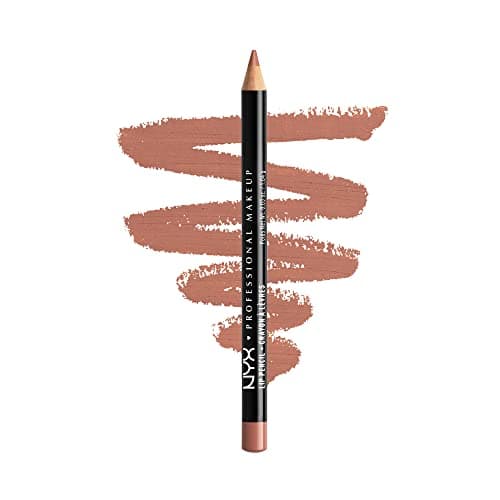 Image of NYX Professional Makeup Lip Liner, Slim Lip Pencil, Buttery, Long-wear formula, Resists Bleeding, Matte Finish, Cruelty Free, Easy Application, Shade Peekaboo Neutral, 1g