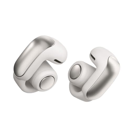 Image of Bose Ultra Open Bluetooth Earbuds with OpenAudio Technology, Open Ear Wireless Earbuds, Up to 48 Hours of Battery Life, White Smoke