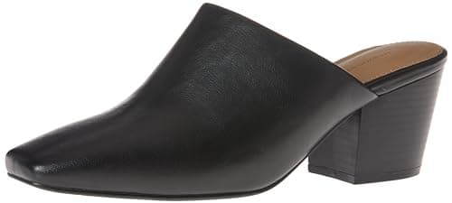 Image of Amazon Essentials Women's Square Toe Mules, Black, 5.5 UK