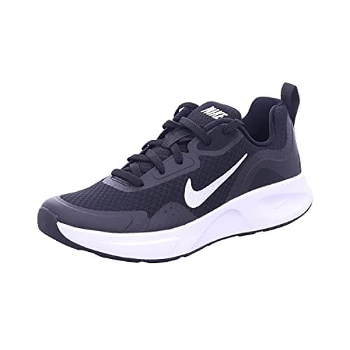 Image of NIKE Women's Wmns Wearallday Running Shoe, Black White, 2.5 UK