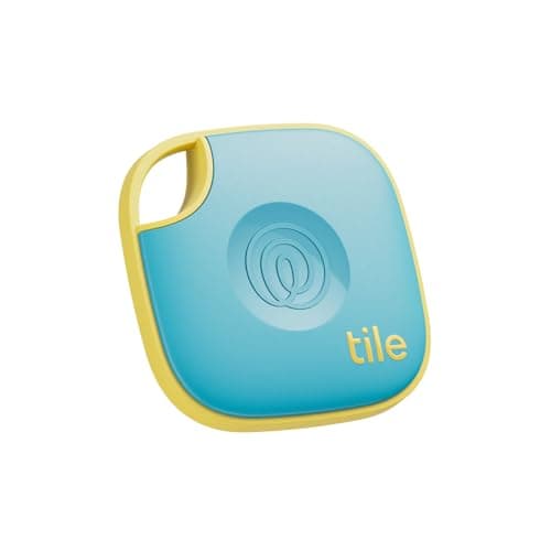 Image of Life360 Tile - Bluetooth Tracker, Keys Finder and Item Locator for Keys, Bags and More. Phone Finder. Both iOS and Android Compatible. 1-Pack (Aqua Lemon)