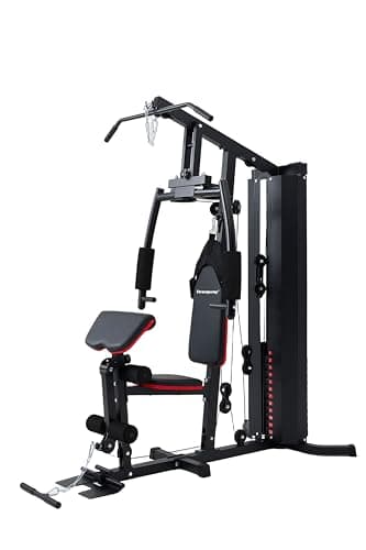 Image of Strongway® Multi Gym with Weights Multifunction Home Gym Machine with 72KG Weight Stack Dual Pulley System Fitness Workout Strength Training
