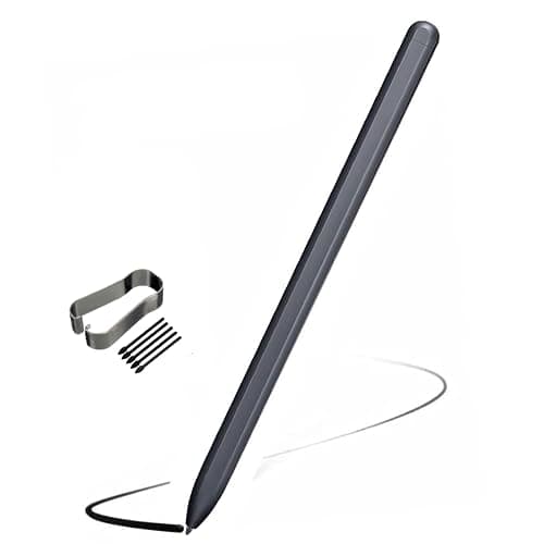 Image of Galaxy Book S Pen/Book Pro 360 SPen(NoBluetooth) for Samsung Galaxy Book5 360/ Book4 360/Book3 360/Book2 Pro 360/ Book2 360/Book Pro 360 Stylus Pen with Free Tips/Nibs(Mystic Black)