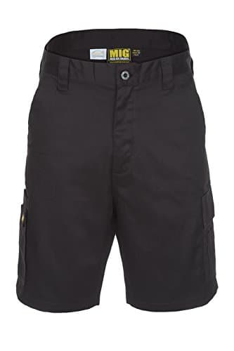 Image of MIG Mens Cargo Work Shorts Size 30 to 42 Combat Shorts (36 Short, Black)