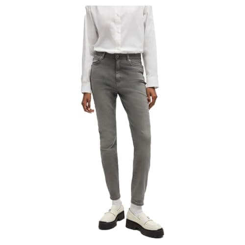 Image of HUGO Women's Malu_B Jeans, Dark Grey26, 25W/ 34L