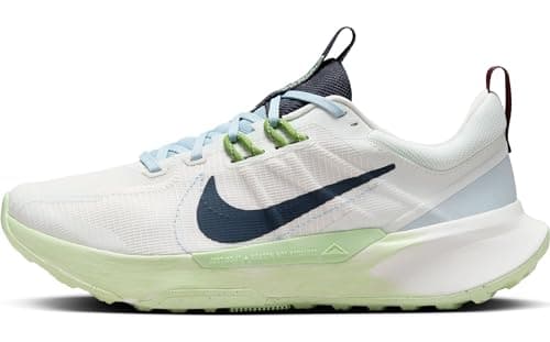 Image of Nike Women's WMNS Juniper Trail 2 Nn Running Shoes, Summit White Thunder Blue Vapor Green, 6 UK
