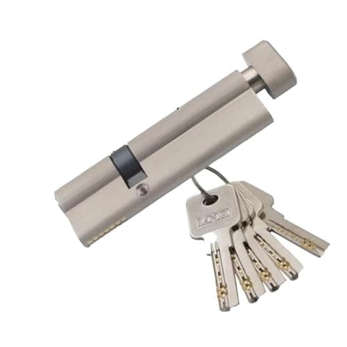 Image of 32mm Eccentric Brass Knob Lock Cylinder for Security & Aluminum Alloy Doors(35x55T)