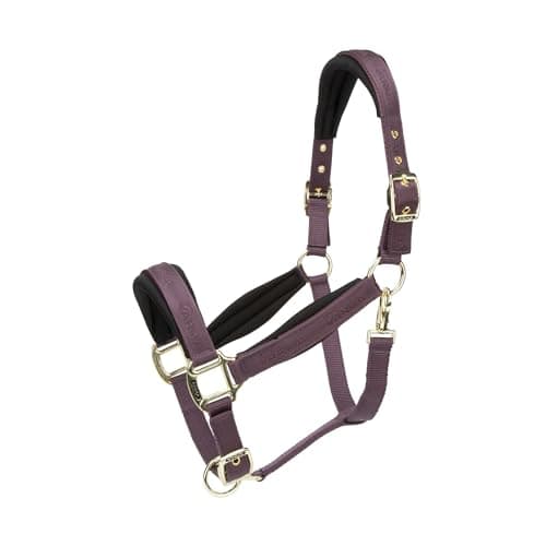 Image of Shires ARMA Padded Headcollar - Black Cherry Full