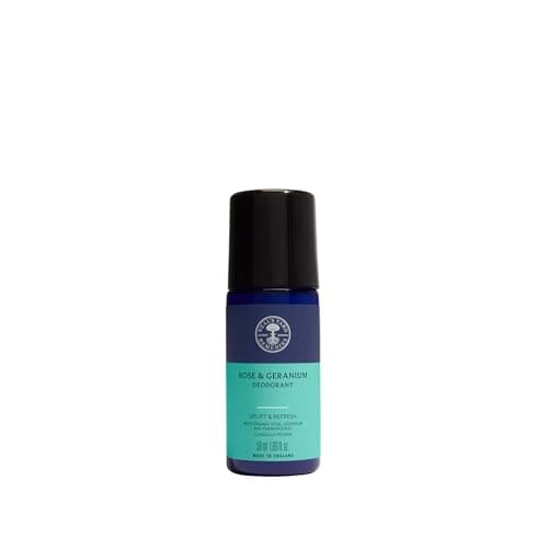 Image of Neal's Yard Remedies Rose & Geranium Roll-On Deodorant, 24hr Long-Lasting Wear, With Essential Oils, Cruelty-Free, 50ml