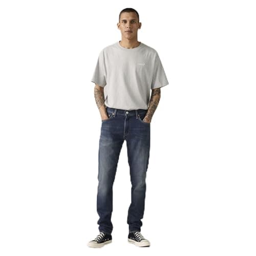 Image of Levi's Men's Jeans 512 Low Rise, Tapered Fit, Blue (Breaking News), W36/L30