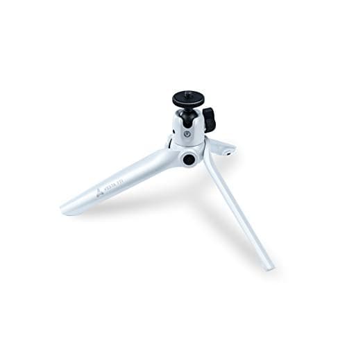 Image of VANGUARD Vesta Mini Aluminium Tabletop Tripod with Smartphone Holder - White Pearl