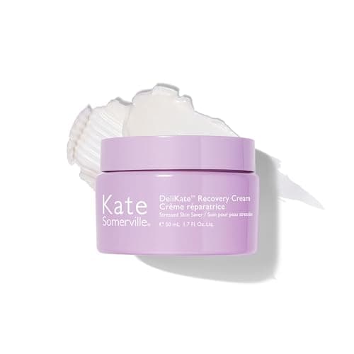 Image of Kate Somerville DeliKate Recovery Cream – Calming Moisturiser for Sensitive Skin, Immediate Skin Relief, Extra-Nourishing Formula, 50 mL
