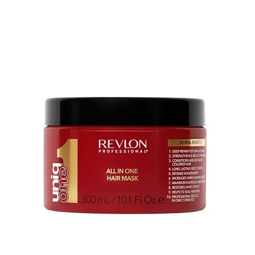 Image of REVLON PROFESSIONAL UNIQONE ALL IN ONE HAIR MASK, Strengthening Hair Mask, Restorative Hair Mask, Intensive Hair Conditioner Mask – 300 ml
