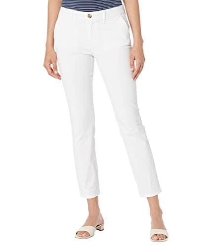 Image of Tommy Hilfiger Women's Hampton Chino Pants, White, 8