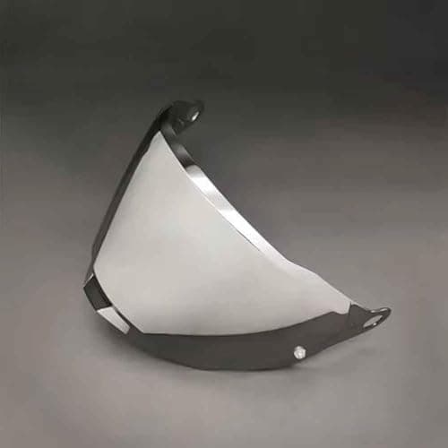 Image of LYNYQ Motorcycle Helmet Visor for LS2 MX701 Explorer C, Replacement Helmet Shield Visor Anti UV Protection Full Face Shield Accessories,normal-Revo Clear Silver