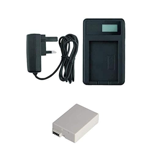 Image of Battery and Charger Bundle for Canon EOS 450D, 500D, 1000D, Kiss F, Kiss X2, Kiss X3, Rebel XS, Rebel XSi and Rebel T1i Camera - Replacement for LC-E5E, LC-E5 charger and LP-E5 Battery