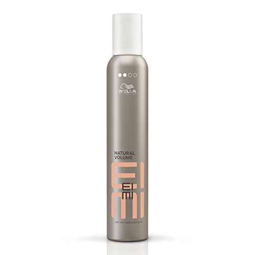 Image of Wella Professionals EIMI Natural Volume Light Hold Hair Styling Mousse, for Extra Volume and Body with Heat Protection, Hold Level 2, 500ml