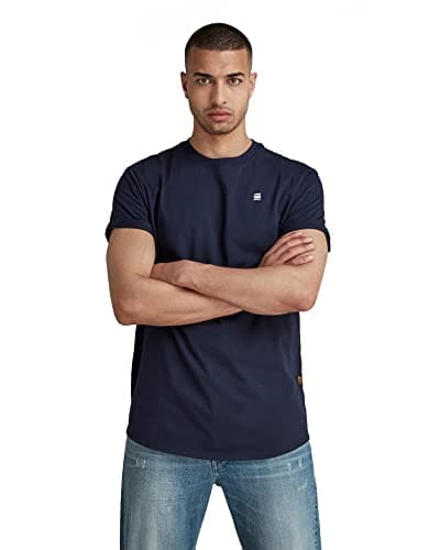 Image of G-STAR Men's Lash T-Shirt, Blue (sartho blue D16396-B353-6067), XXL