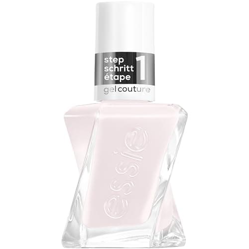 Image of Essie Gel Couture Gel-Like Nail Polish, Longwear, Alabaster White Nail Polish With Pink Undertones, Smoothes Everything Over With A Touch Of Cool, Pre Show Jitters