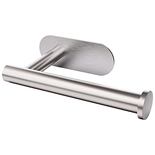 Image of BIIYOOVE Toilet Roll Holder Self Adhesive -3M Toilet Paper Holder Stainless Steel, 10 Years Warranty,No Drilling Required, Strong Adhesiveness and Waterproof.
