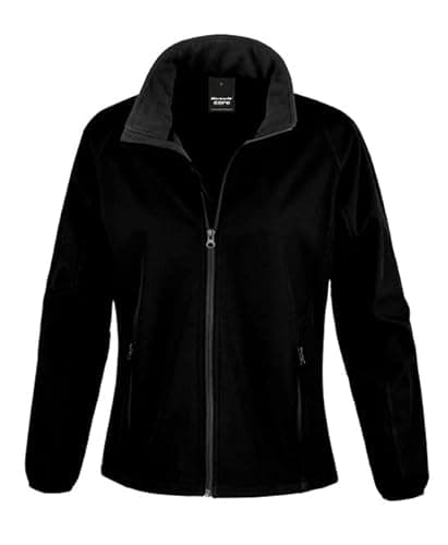 Image of Result Core R231F Ladies Printable Softshell Jacket - Black/Black - XS