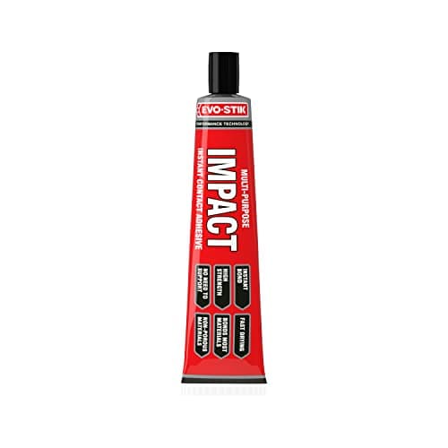 Image of EVO-STIK Impact Adhesive 65g Tube - Multipurpose High-Strength Contact Glue - Bonds Instantly - Fast Drying
