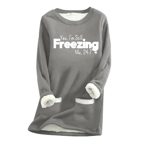 Image of Generic Women's Cashmere Waffle Knit Long Sleeve Turtleneck Sweatshirt, Grey, Pink, Size L