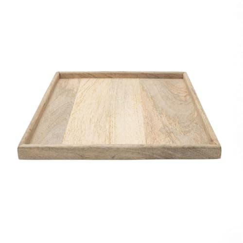 Image of Arthur Cameron - Rennes, Large Square Wooden Serving Tray - Perfect Home Accessory & Table Decoration
