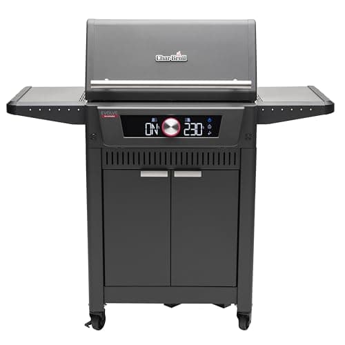 Image of Char-Broil Gas BBQ Evolve Gas - Barbecue with Smart Gas Grill 90-370°C, App Control, Cleaning Function - Ideal for Outdoor Cooking, Garden, Balcony and Patio
