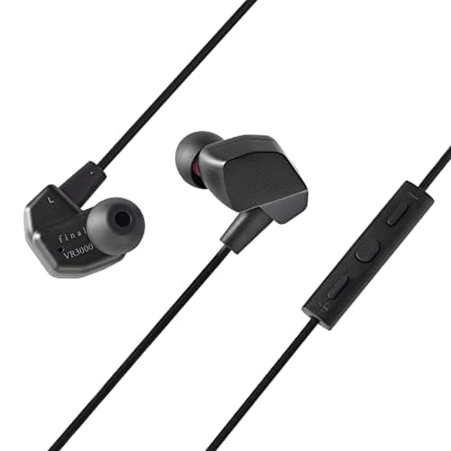 Image of Final VR3000 Gaming Earphones for Immersive Spacious Experience - Open World Adventure, Virtual Reality & Spatial Environments - In-Line Microphone and Controls - Black