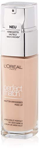 Image of L'Oréal Paris Perfect Match Make-Up, Liquid Foundation with Hyaluronic and Aloe Vera, No. 0.5.R/0.5.C Rose Porcelain, 30 ml