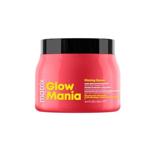 Image of MATRIX | Super Gloss Protecting Hair Mask | For Colour-Treated Hair | Enhances Shine, Vibrancy & Protects Colour Glow | Total Results Glow Mania Glazing Queen | 500ml