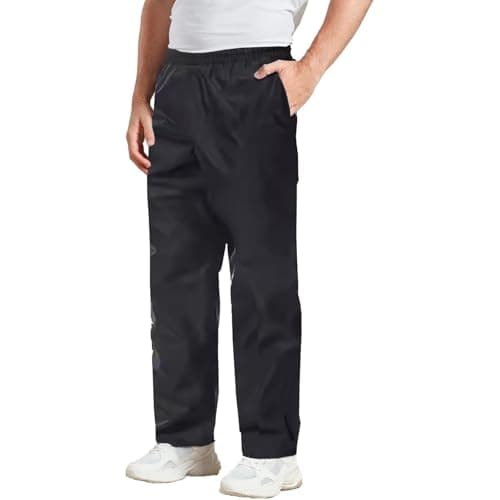 Image of PRICE BEATER Unisex-Adult Poly Cotton Classic Professional Chef Trouser Kitchen Uniforms, Culinary Uniform, Snug, Customizable, and Secure Fit (UK, Alpha, XXL, Regular, Regular, Black)