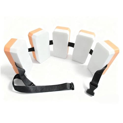 Image of A2Z Swimming Floatation Belt EVA Foam Adjustable Aqua Fitness Belt Adult Pool Training Support - Swimming Belt Orange